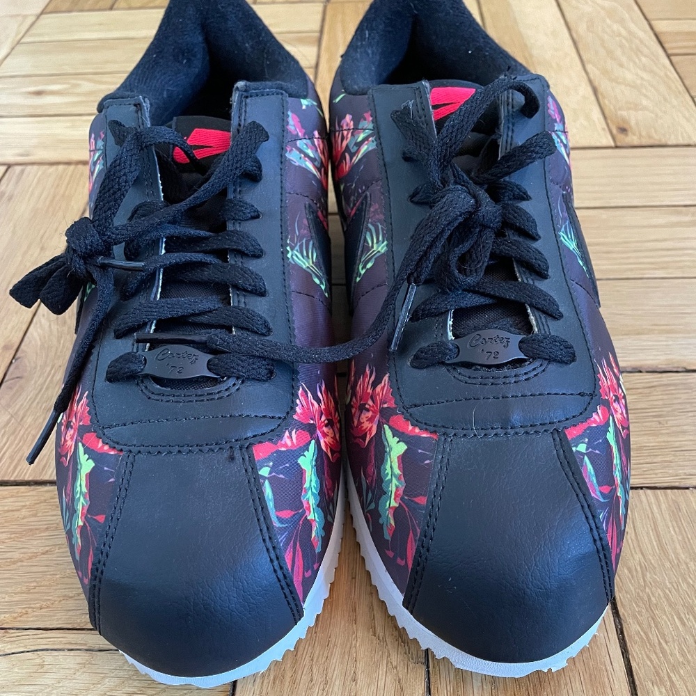 Nike Cortez Black Flower Edition